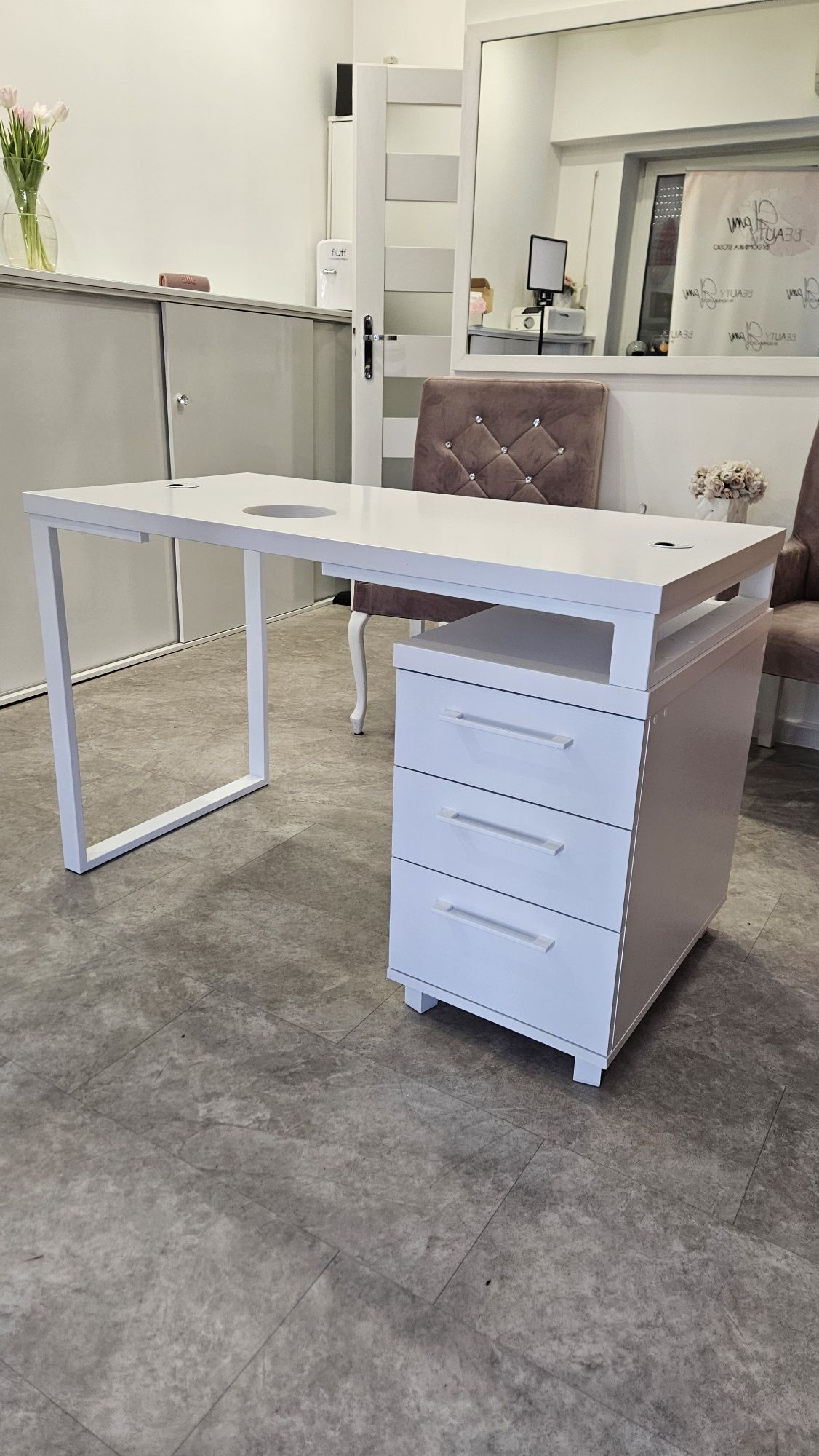 Biurko kosmetyczne manicure  LOFT / INDUSTRIAL