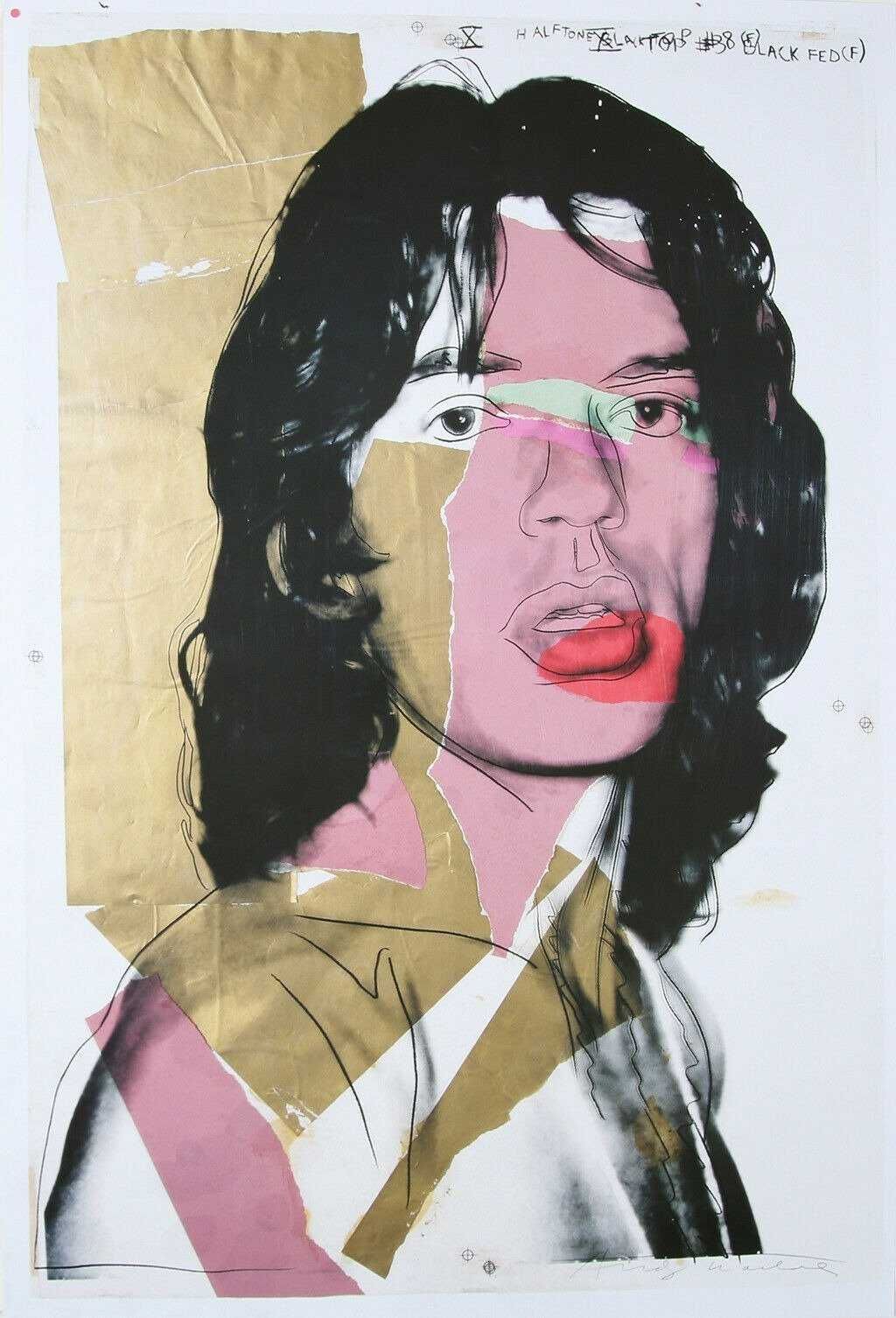 Mick Jagger - Andy Warhol (after)