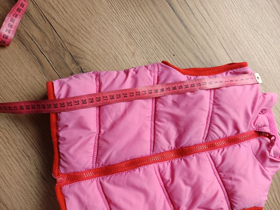 Kamizelka bezrękawnik dla dziewczynki r 86