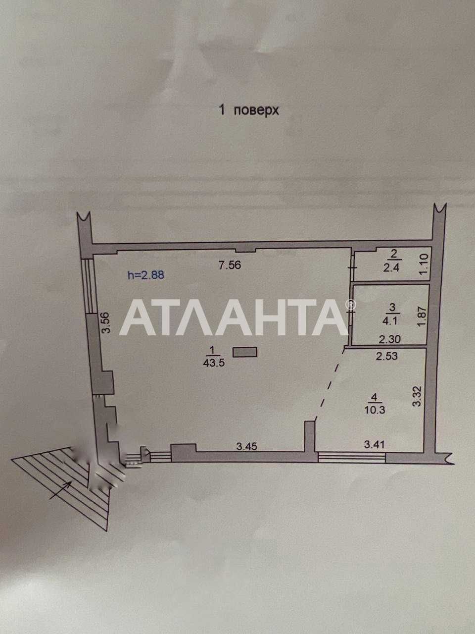 Продается студия с ремонтом 60 м² в "Цветном Бульваре"  г. Черноморск.