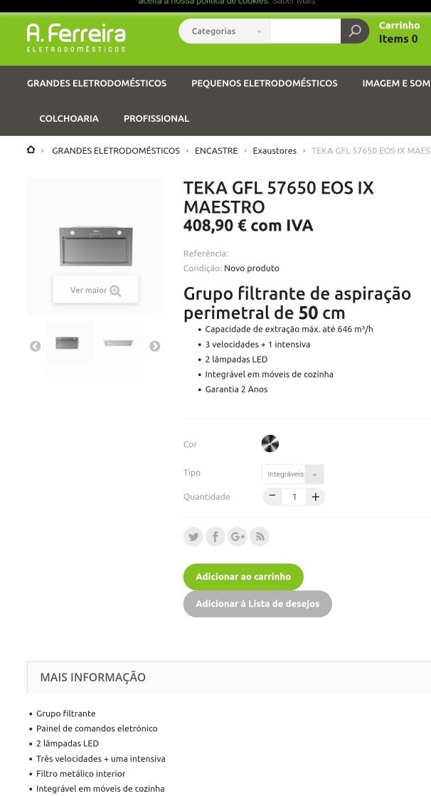 Exaustor de teto