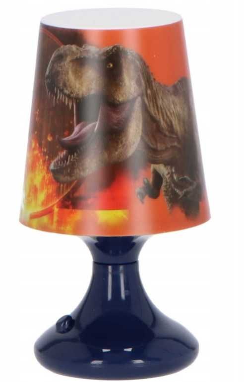 Lampka Na Biurko Nocna JURASSIC WORLD LED baterie