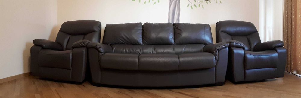 Fotel Verdon skórzany (skóra) WANAT meble funkcja relax