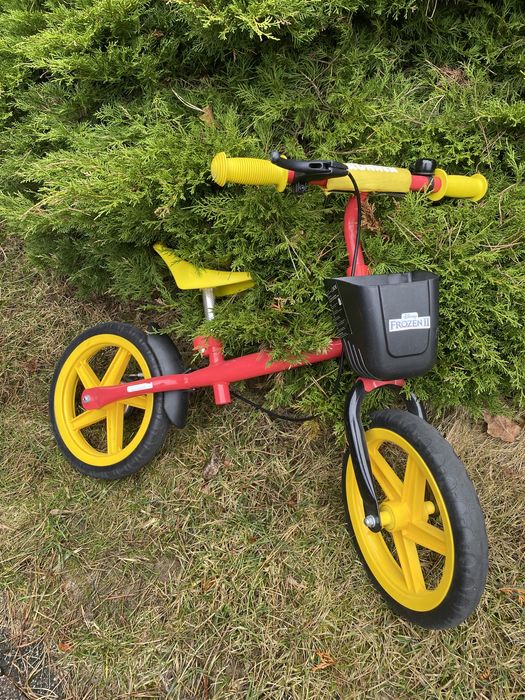 Rower biegówka czerwony