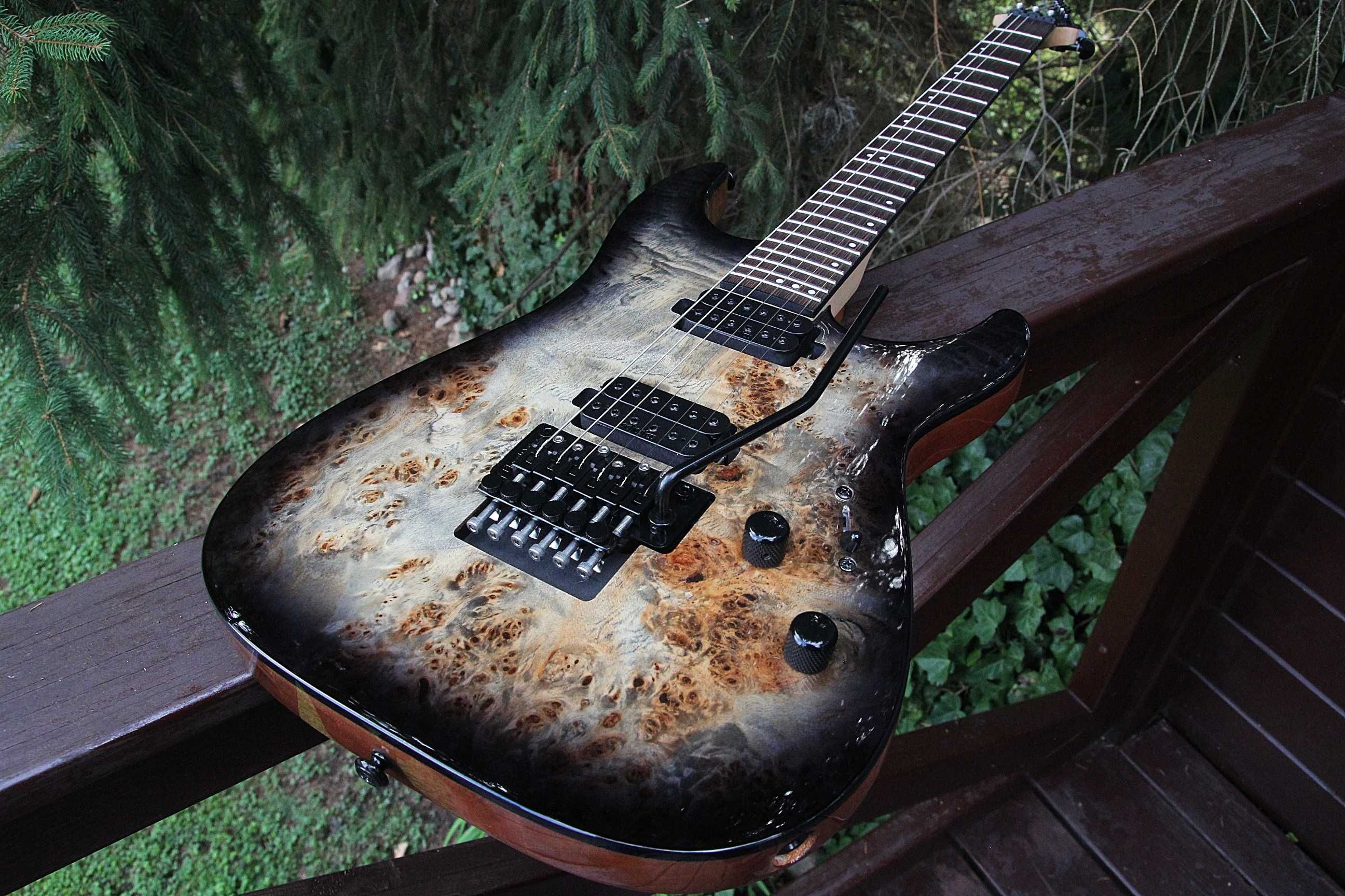 Schecter C-6 Pro Charcoal Burst - Floyd Rose
