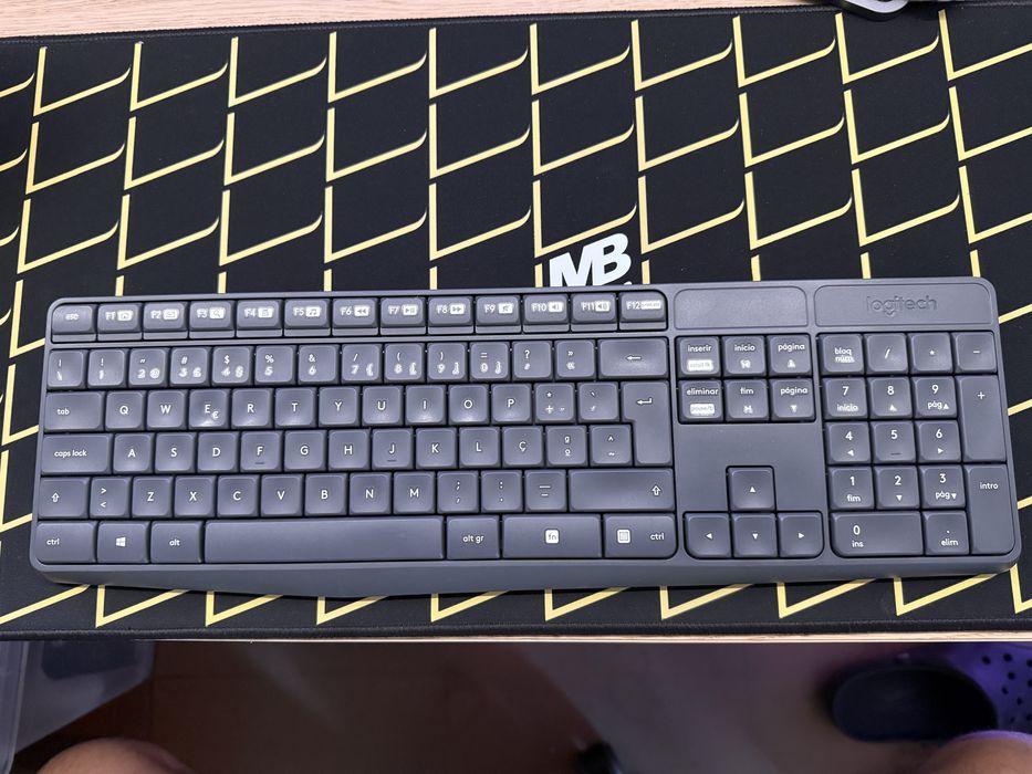Teclado + rato sem fios logitech