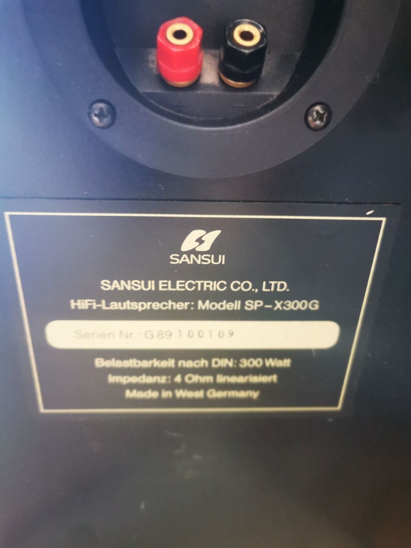 Kolumny Głośnikowe Sansui SP-X300G