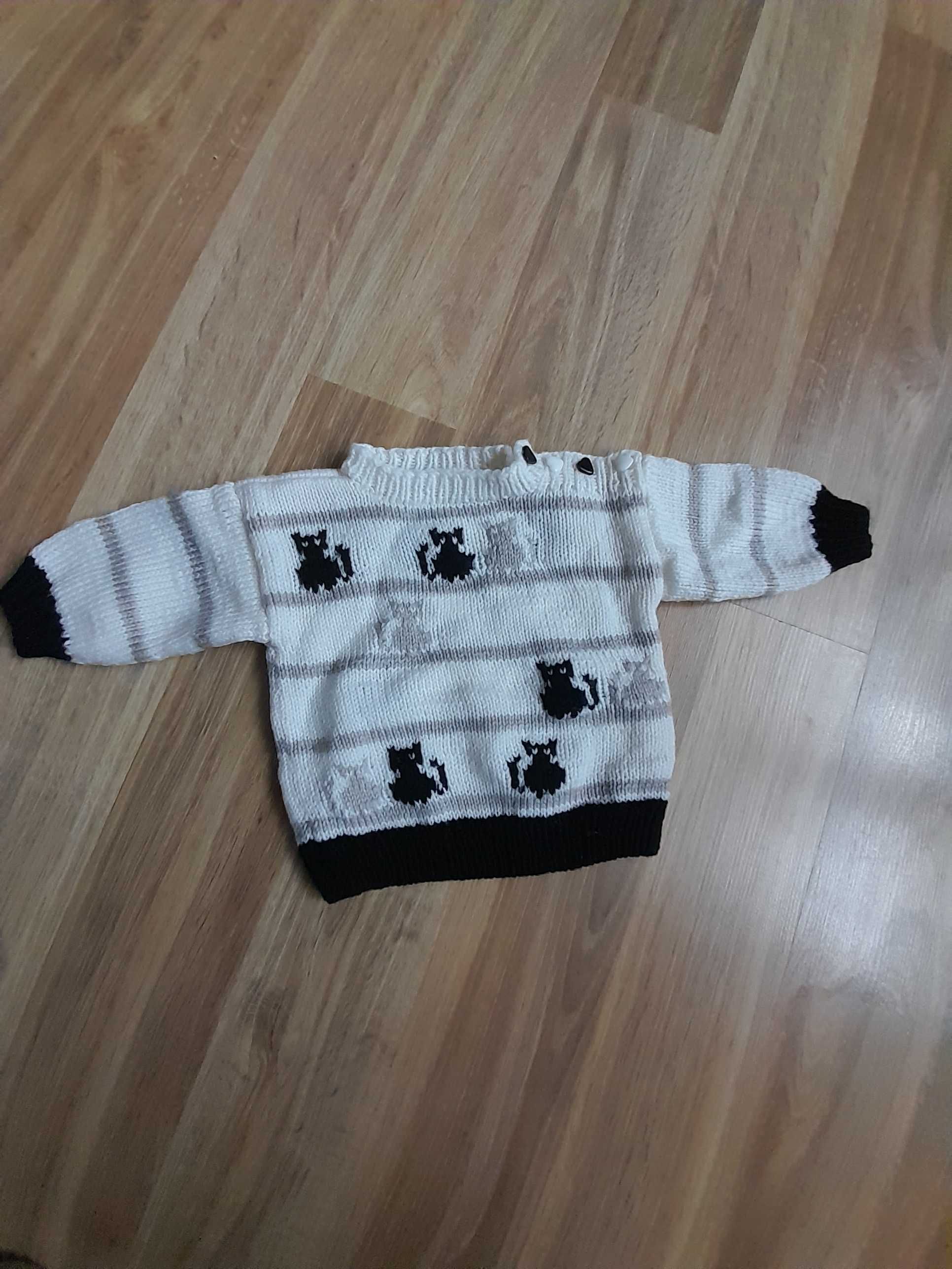 Nowy sweterek dla chlopca i dziewczynki 68
