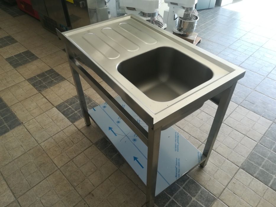 ACM136 - Bancada inox com Cuba - NOVA