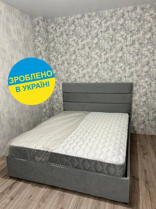 АКЦИЯ, Мягкая  Кровать ліжко одно, двуспальная Сити , Камила , Лофт ,