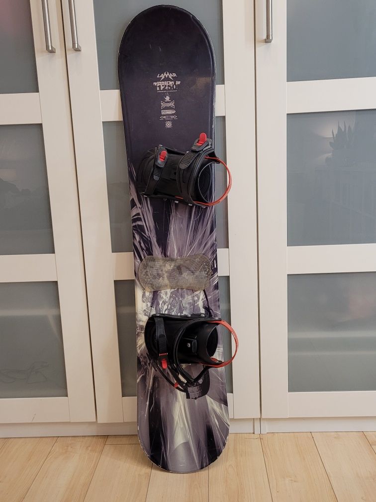 Deska snowboardowa Lamar 125, wiązania DRAKE
