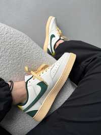 Кросівки Nike Court Vision Low White/Green Розміри: 36-45