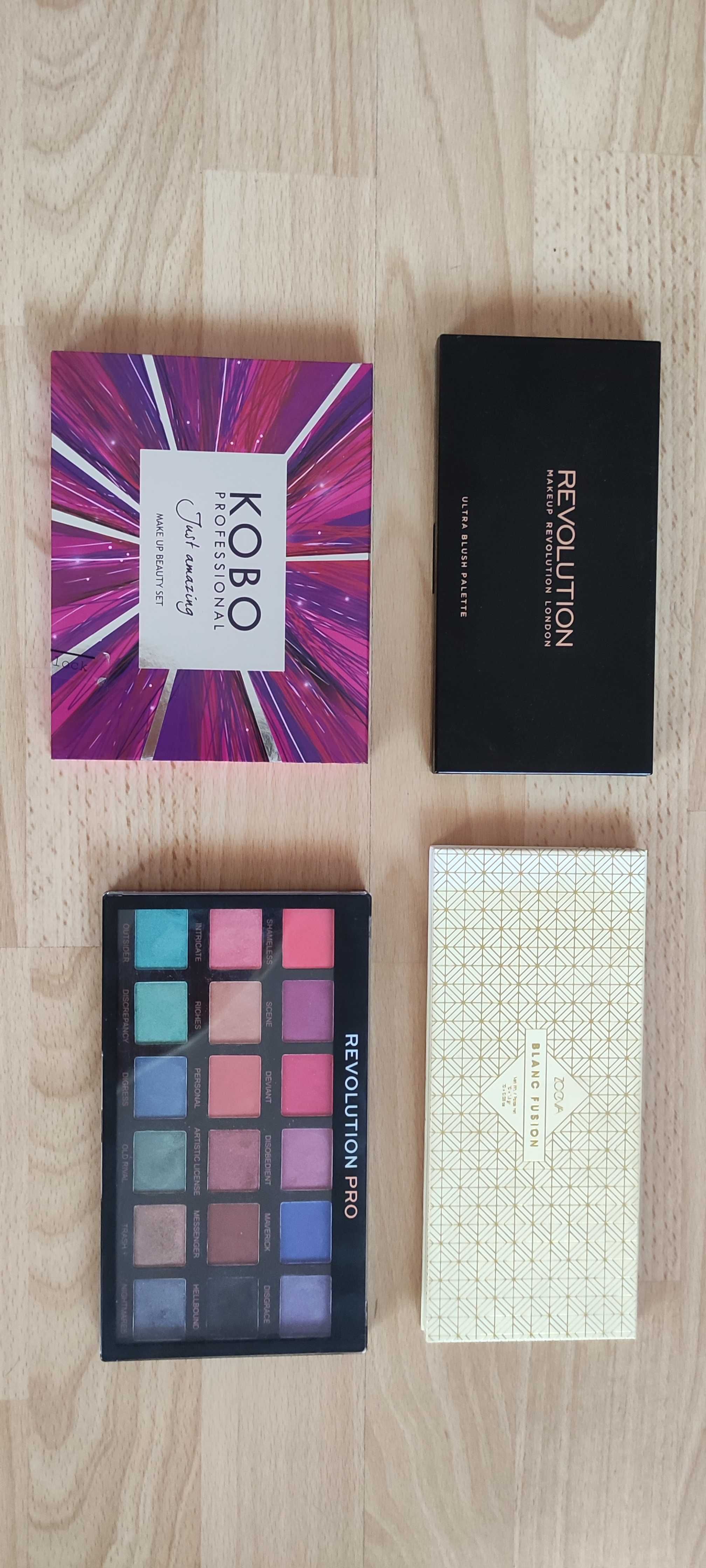 Palety cieni jak nowe: KOBO, Revolution Pro, ZOEVA