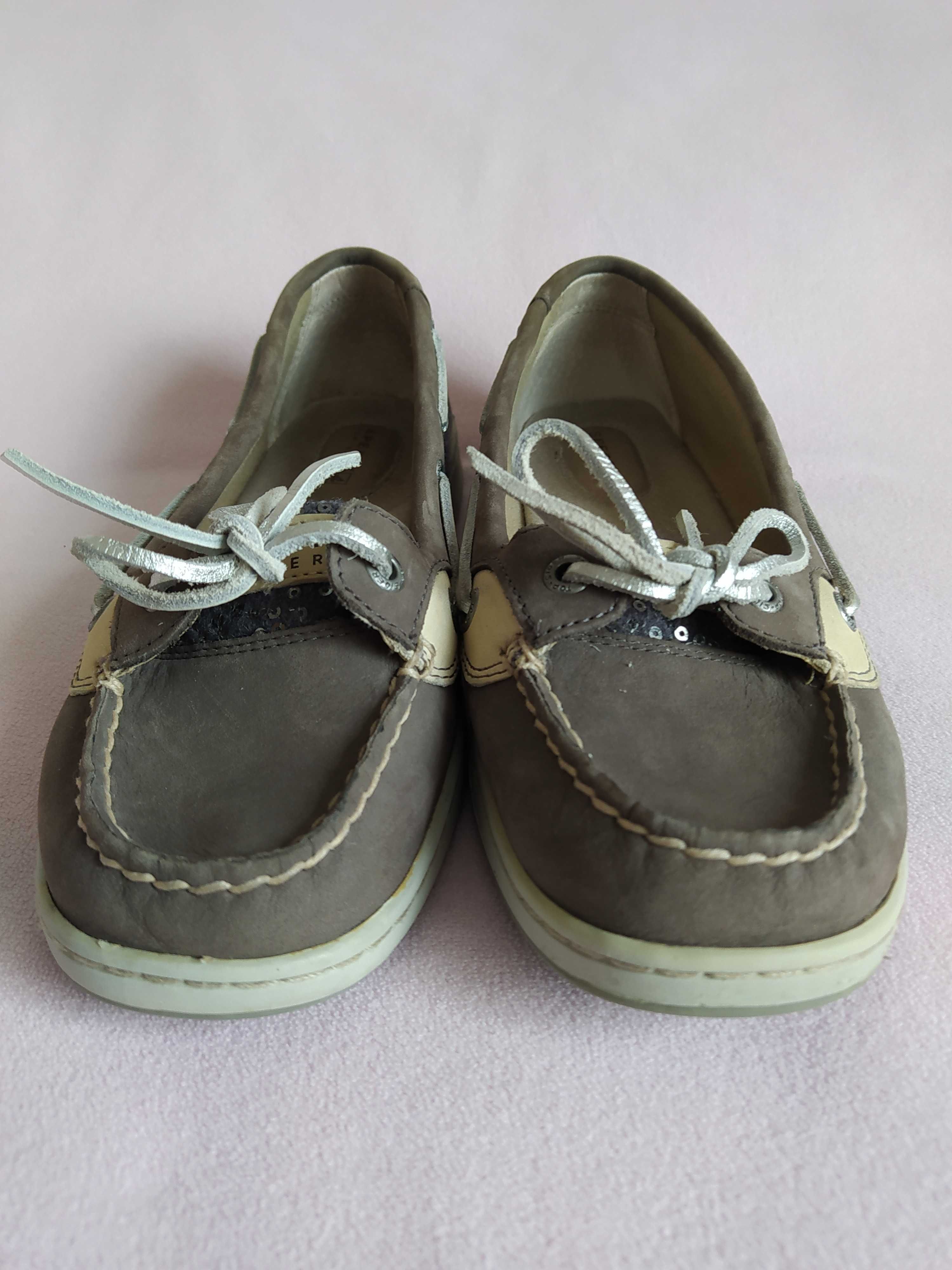 Buty mokasyny żeglarskie półbuty Sperry Top- Sider  r. 39 skóra