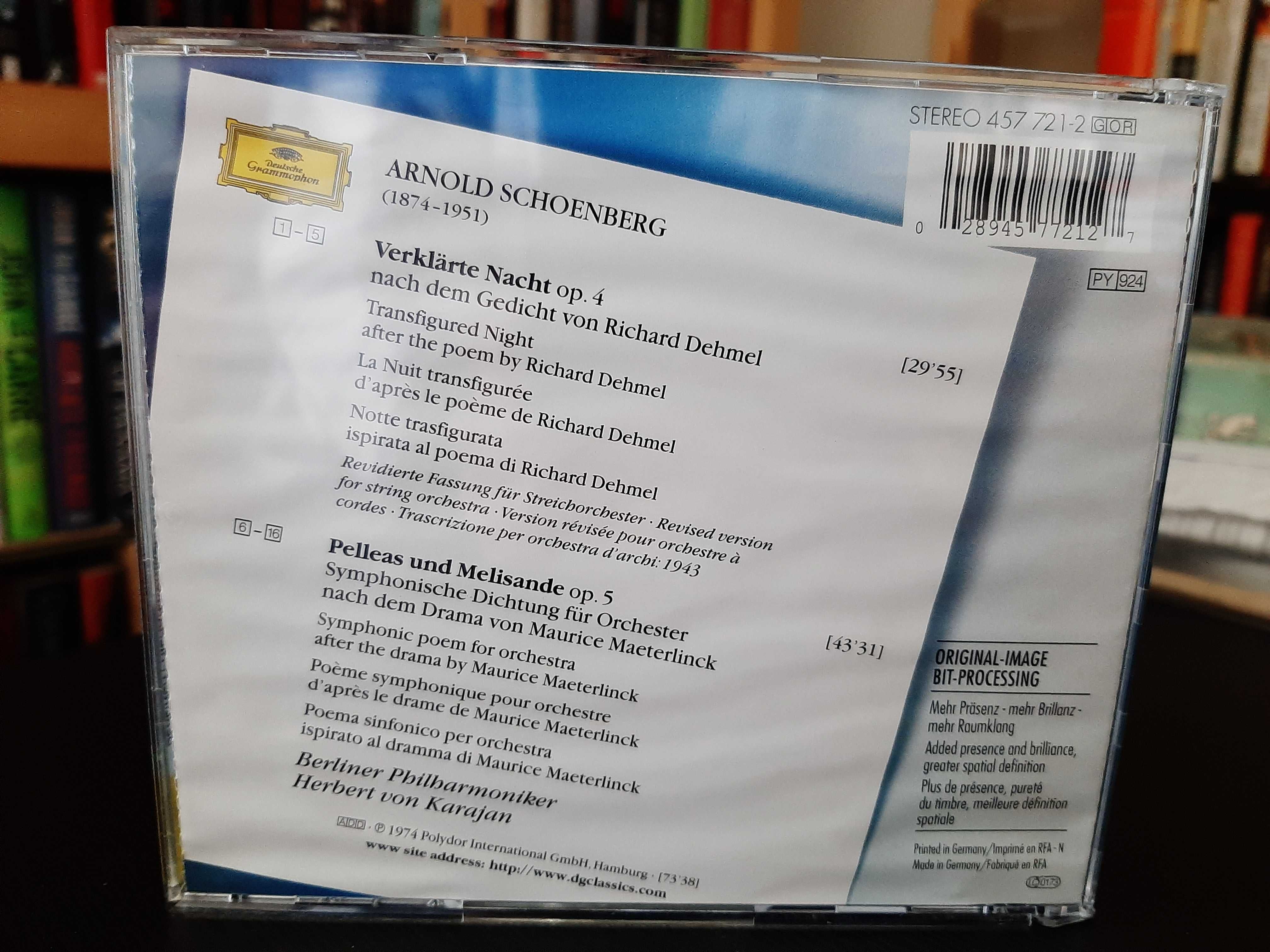 Schoenberg – Verklärte Nach, Pelleas Und Melisande – Berliner, Karajan