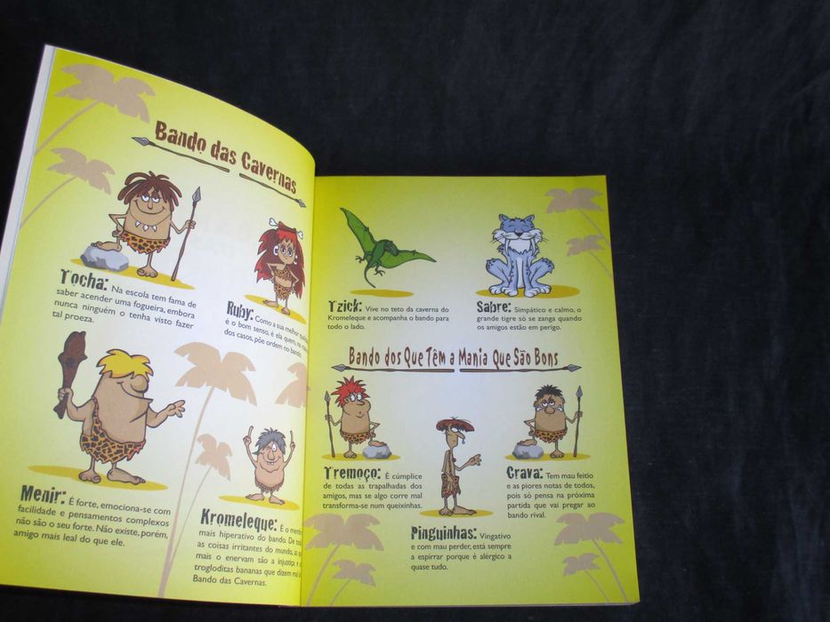 Livro O Bando das Cavernas Viagem no Tempo
