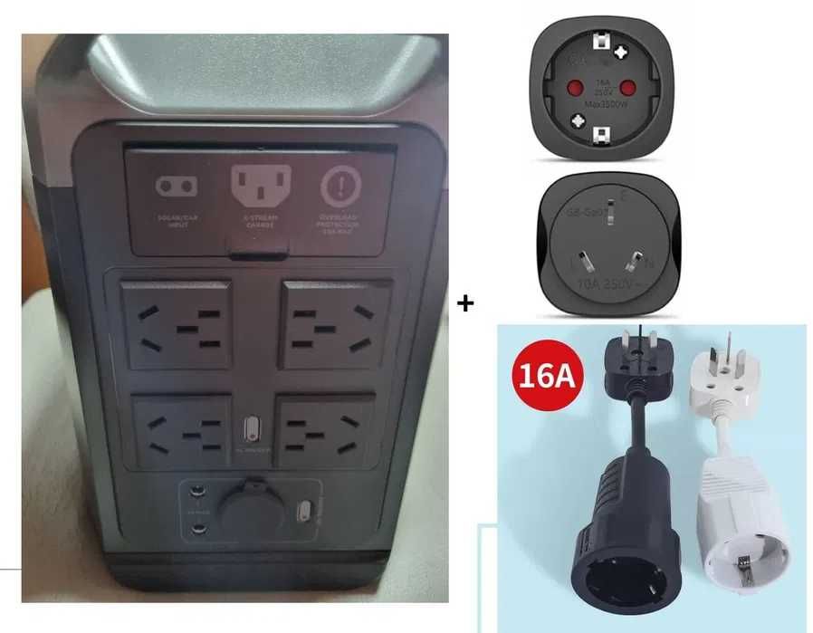 Зарядная станция EcoFlow DELTA 2, Delta 2 max, Delta 3 1500