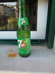 Garrafa antiga 7 up