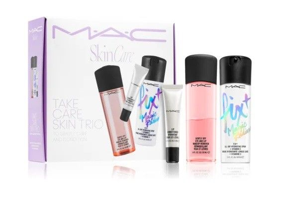 MAC SET Take Care Skin Trio: Gently off Eye and Lip Makeup