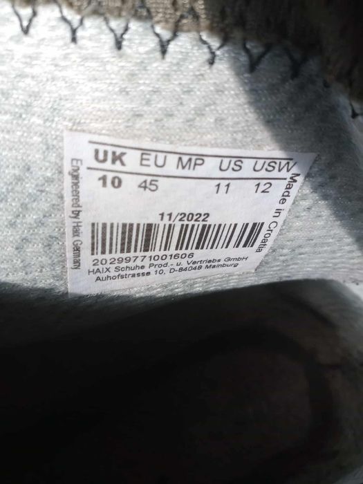 Берці Haix 45. Бу в гарному стані 3500.