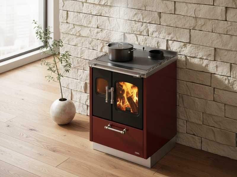 Kuchnia na drewno Westfalka Cadel Smart 60 6kW piecokuchnia ECODESIGN