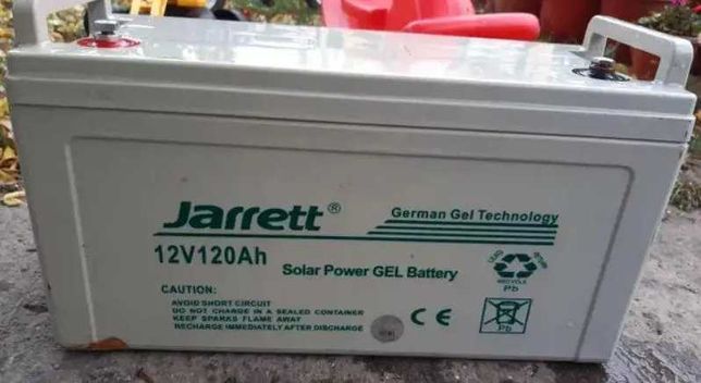 Гелевий акумулятор Jarrett 12V 120Ah Gelled акумуляторна батарея