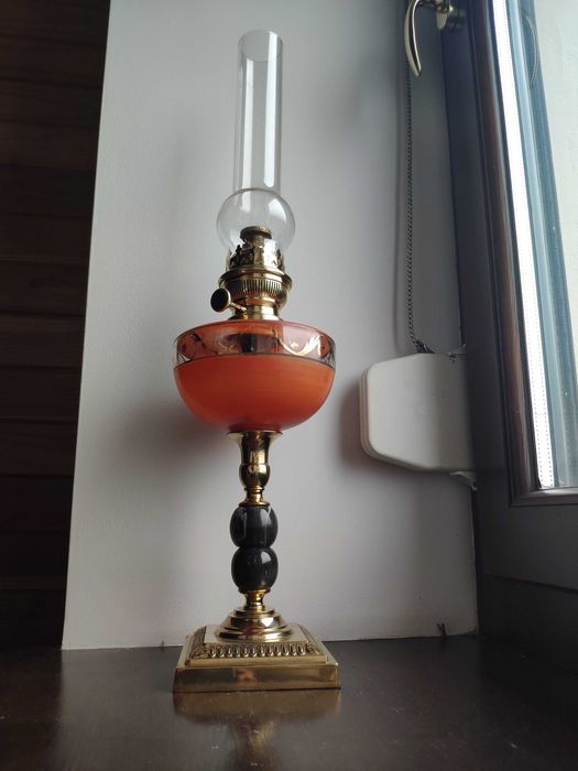 Stara francuska lampa naftowa n665