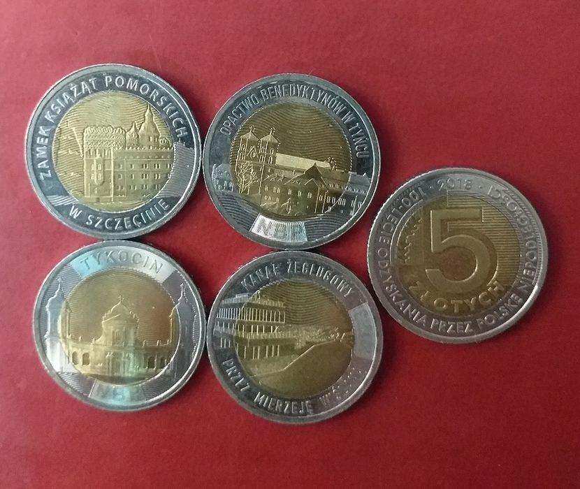 Zestaw 5 zł  Opactwo  w Tyńcu I inne