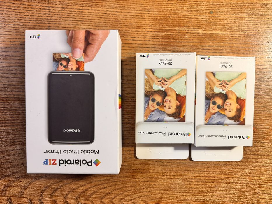 Polaroid zip, drukarka zink + 60 zdjęć