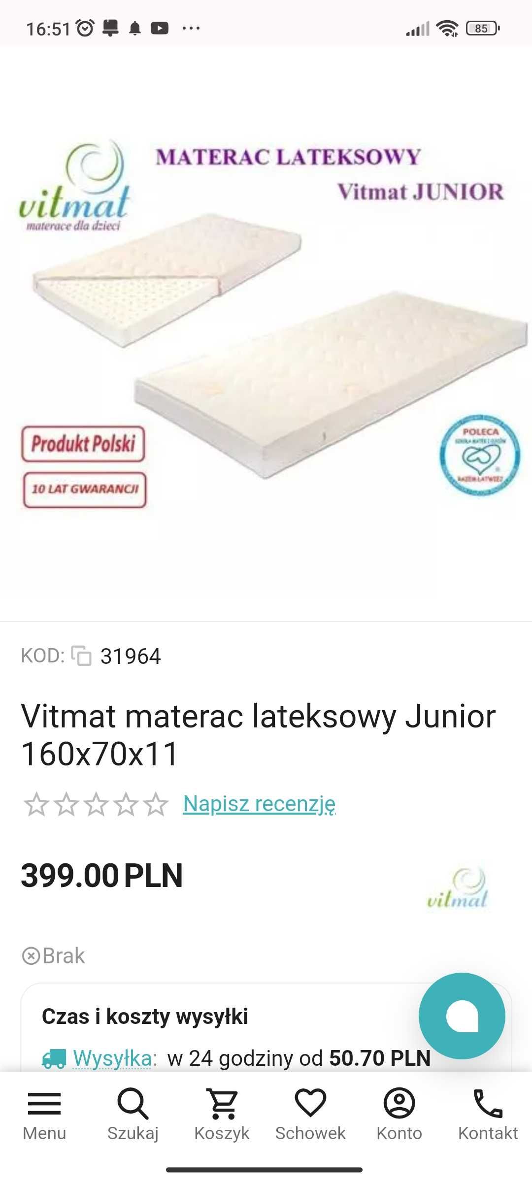 Rama łóżka Ikea 160x70