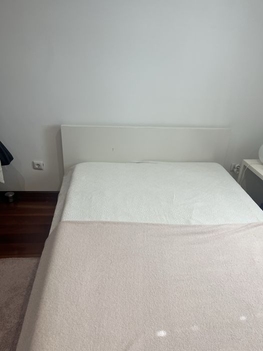 Ikea Cama Malm Branco 140x200