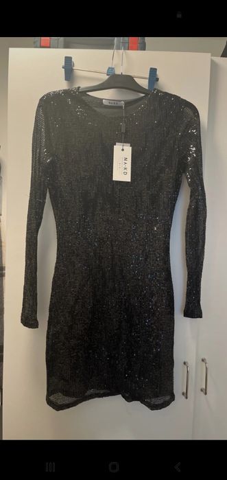 Sukienka  cekiny 38 M NA-KD