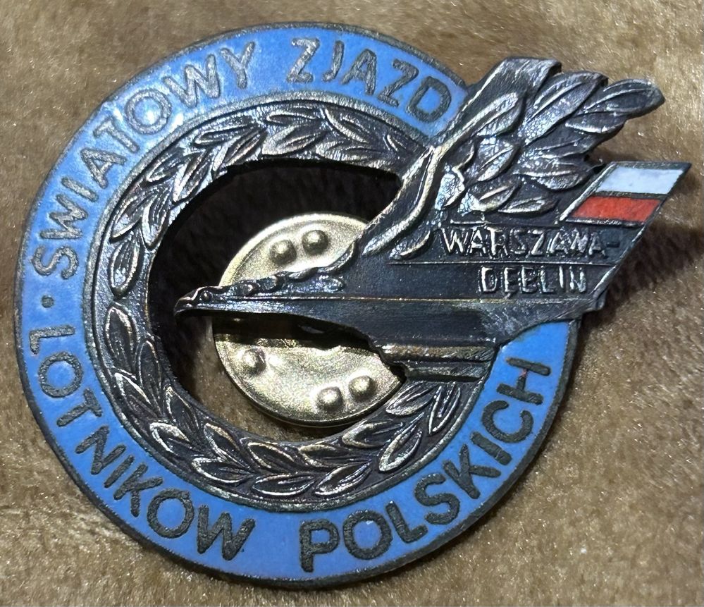 Odznaka Światowy Zjazd Lotników Polskich Warszawa- Dęblin