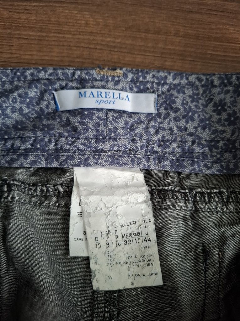 Lniane spodnie damskie Marella