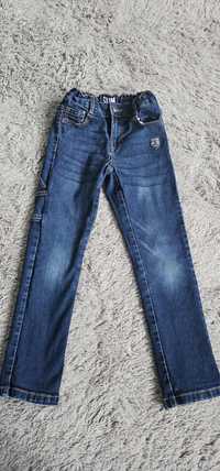 Spodnie jeansowe  chłopięce  134 cool club