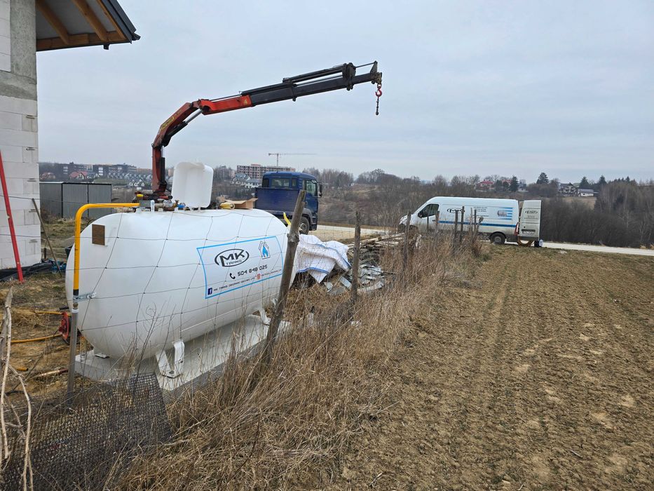 Zbiorniki na gaz płynny propan do ogrzewania, LPG, instalacje gazowe