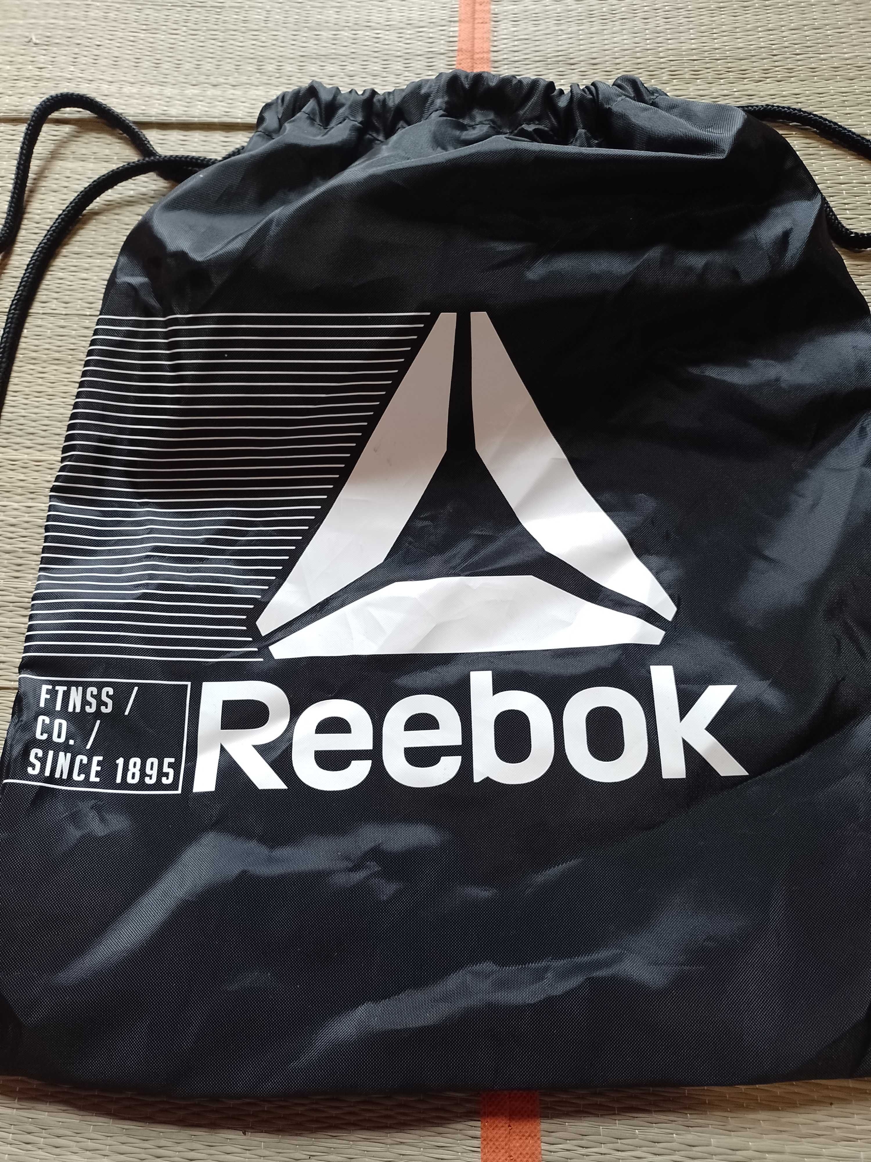 REEBOK/Czarny plecak z Londynu, Worek torebka