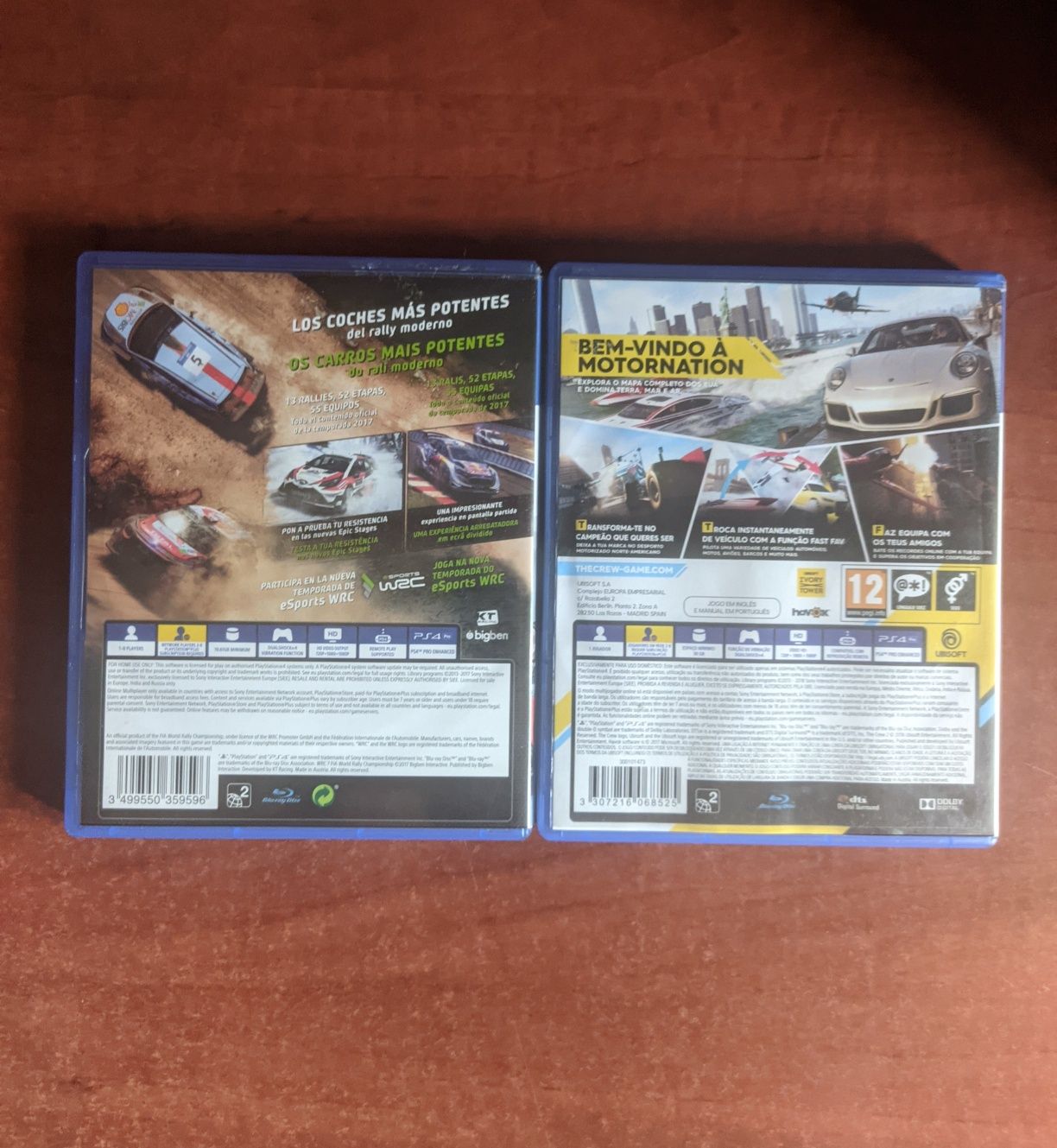 WRC 7 e The Crew 2