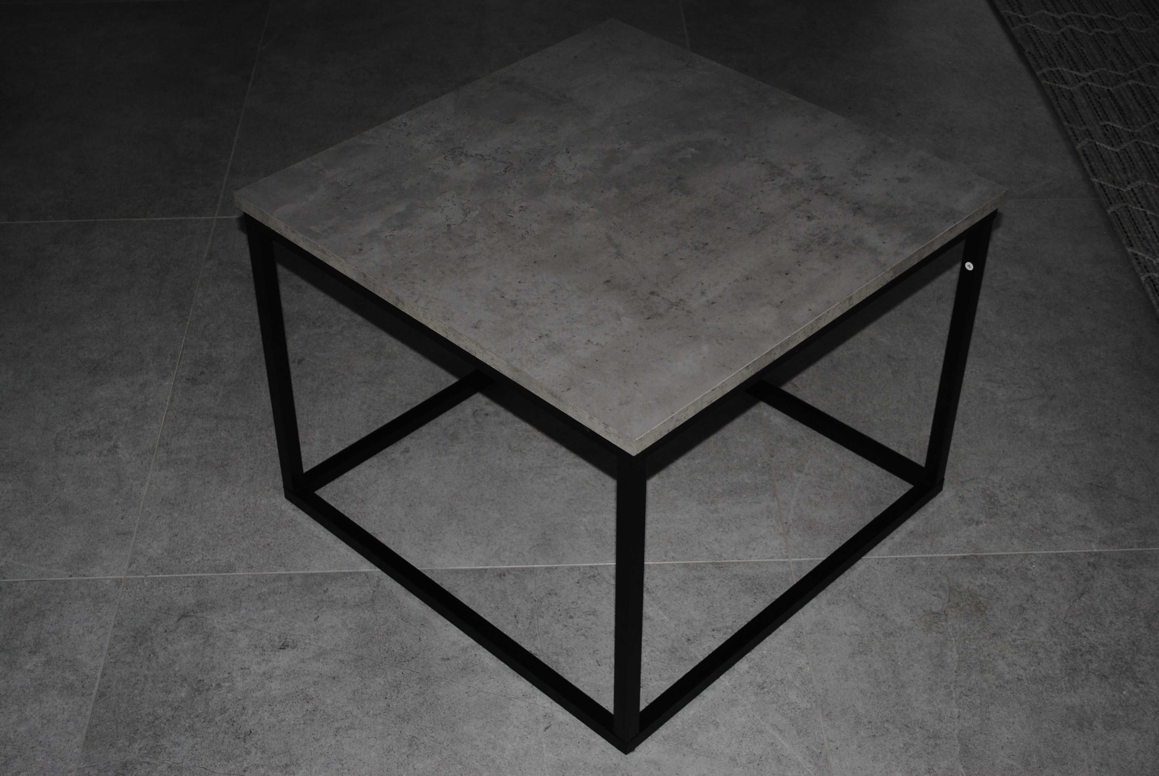 DOKKEDAL stolik kawowy 60x60cm kolor betonu JYSK stan idealny