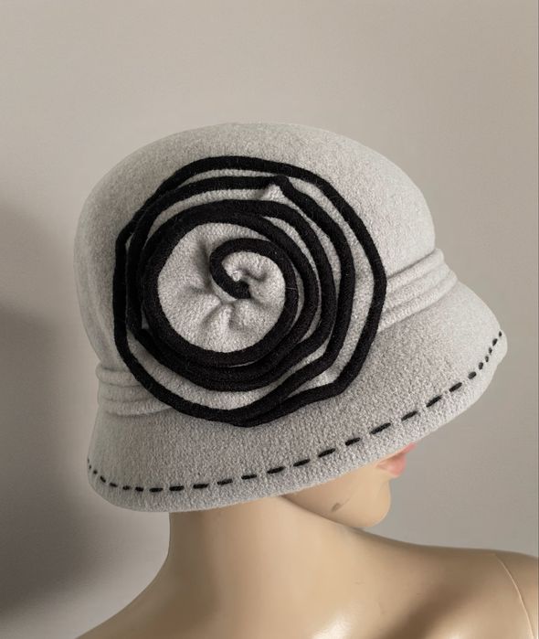 Kapelusz damski 100% wełna wool 60cm
