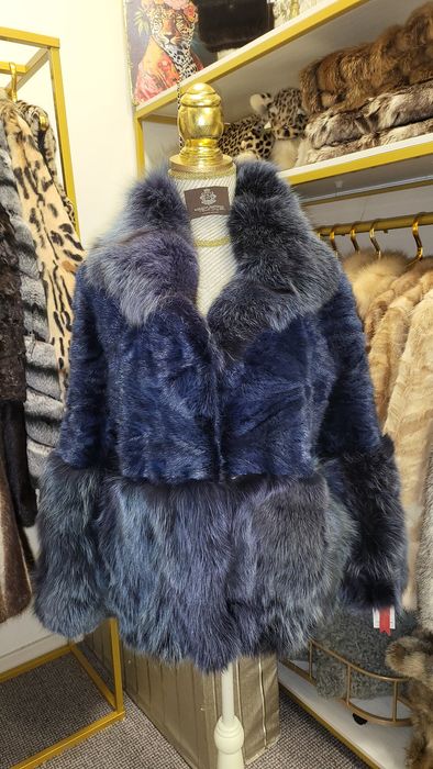 Casaco Exclusivo Vison com Raposa