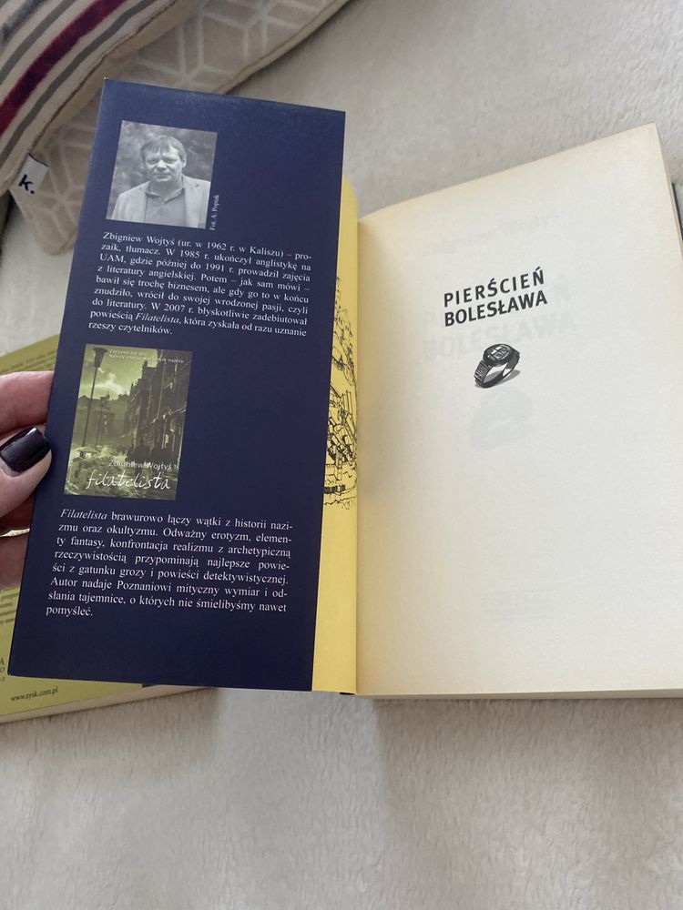 Książki  Pierścień Bolesława i Filatelista  Zbigniew  Wojtyś