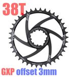 Zębatka GXP 38T Offset 3mm korby korba gravel 1x direct mount sram