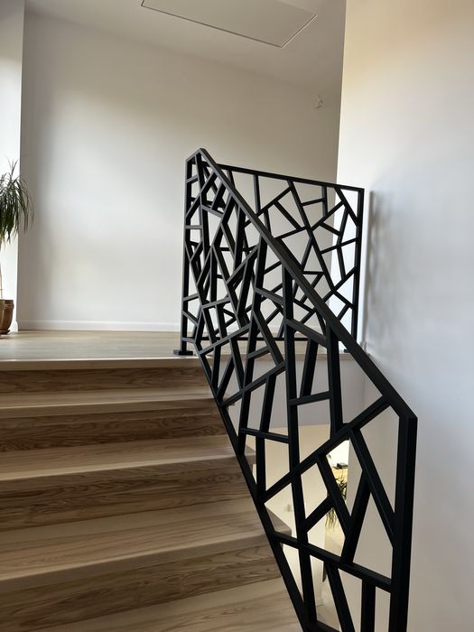 Balustrada ażurowa nowoczesna loft wewnętrzna schodowa