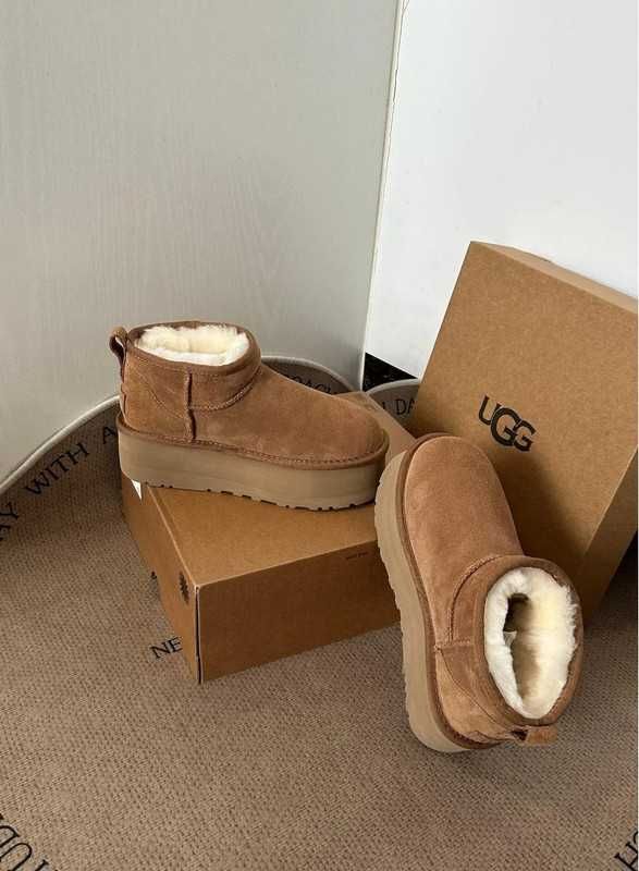 UGG Classic Ultra Mini Platform Boot Chestnut R.39