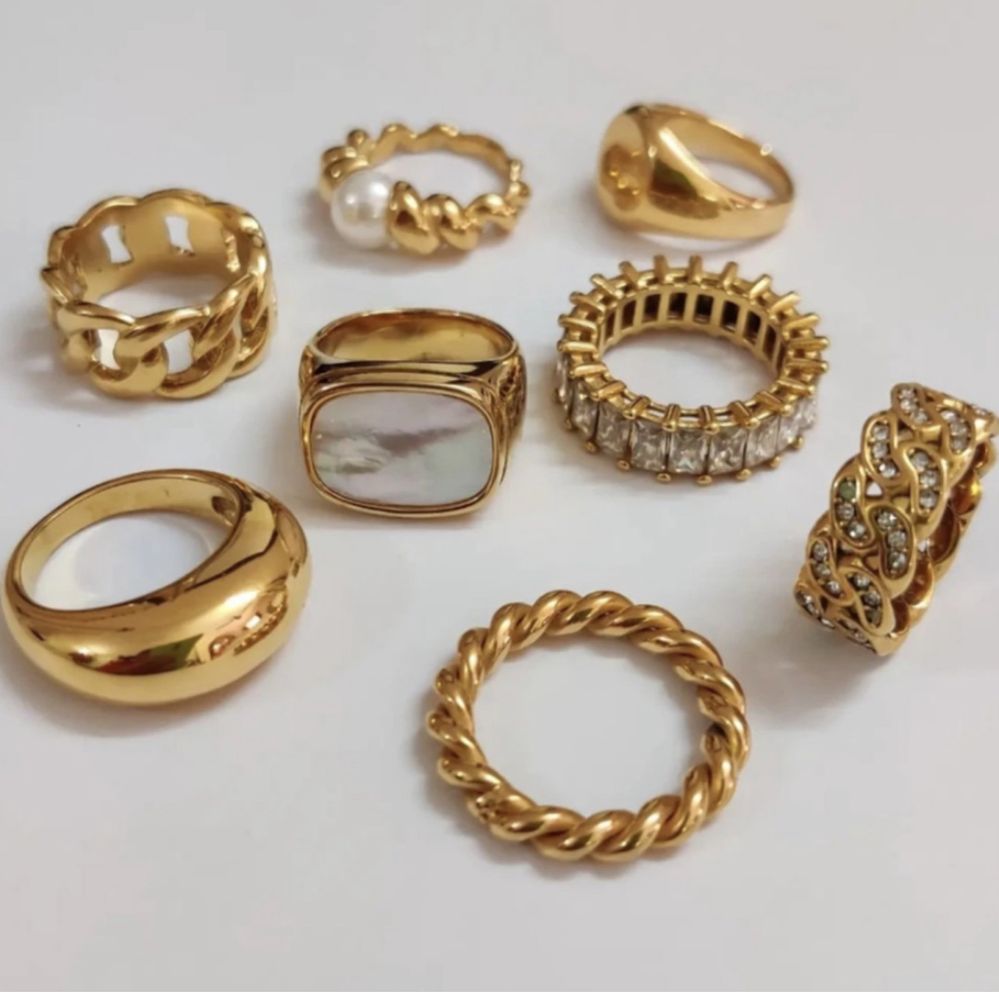 GOLDIE COLLECTION - anéis dourados