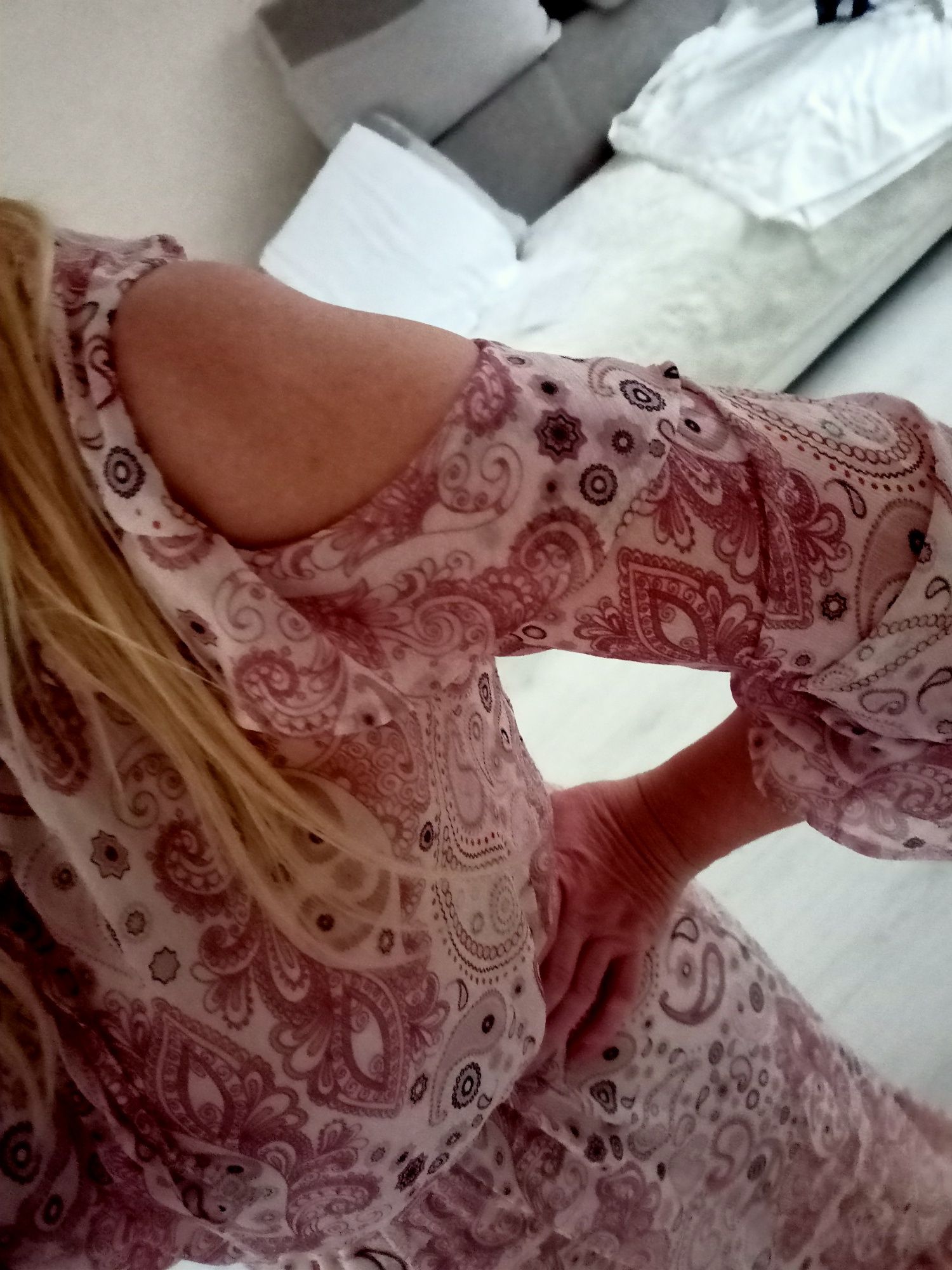 Sukienka Mohito długa mega modna styl boho