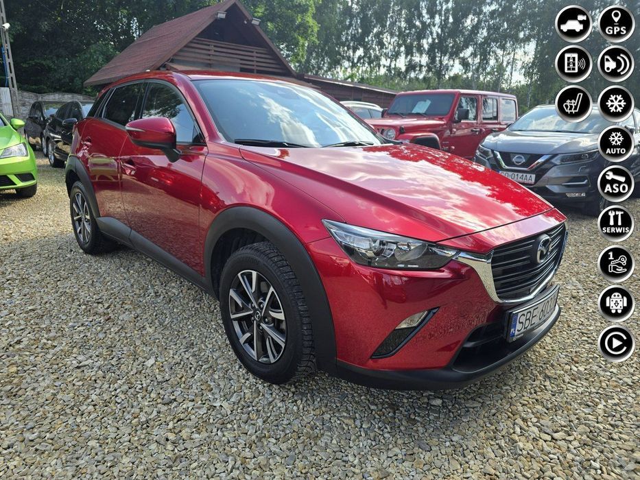 Mazda CX-3 2.0 120Koni.54tyś km.Piękny kolor.Niezawodny Suv.