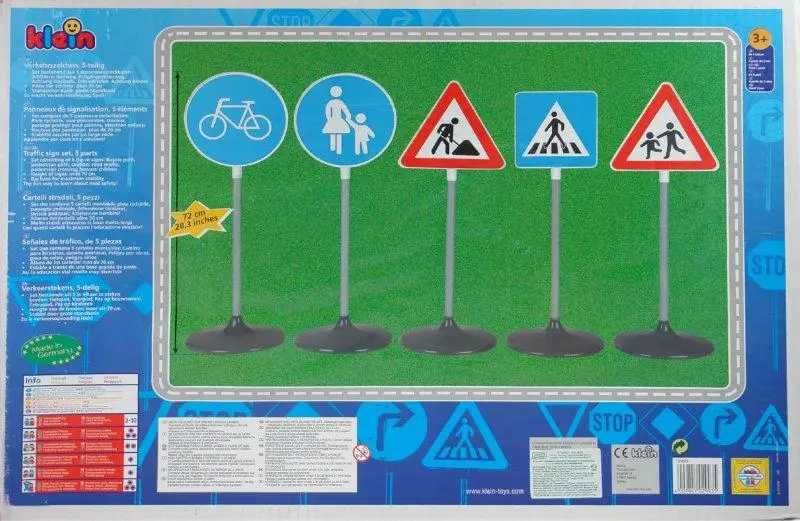 Іграшковий Набір дорожніх пішохідних знаків Klein 2993