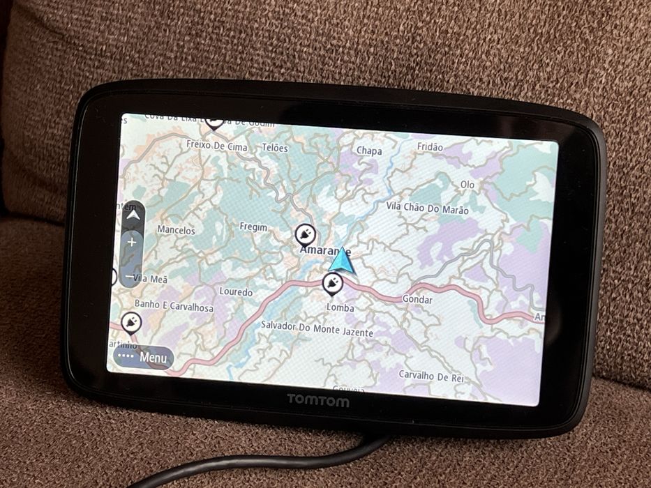 GPS TomTom GO 620 Wi-Fi | Voz,Bluetooth,Mãos-livres | Caixa+Acessórios